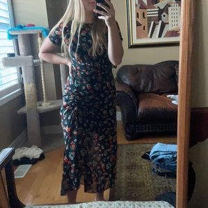 MAJE Floral maxi dress